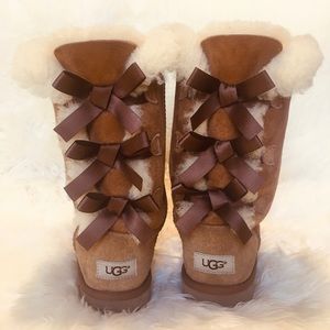 UGG Bailey Bow Tall II Suede Boots